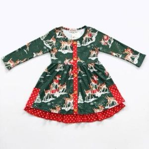 🎁 Girls Christmas Dress